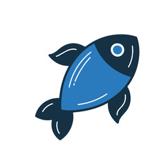 Aquarium pet or fish icon