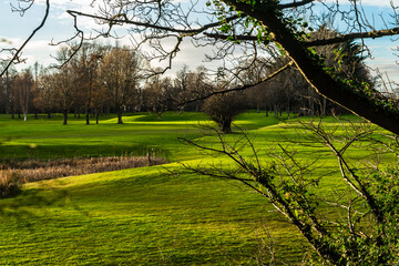 A golf course near the Marley park in Dublin