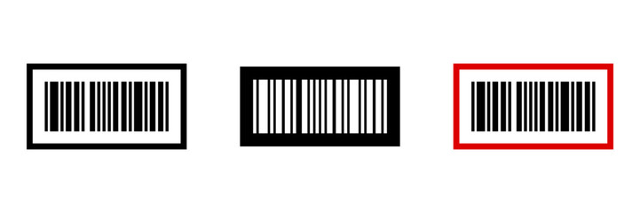 Barcode icon. sign for mobile concept and web design. vector illustration