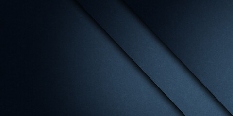 Abstract dark blue shape with different shades	