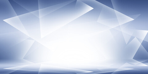 White background with light and dark triangles	