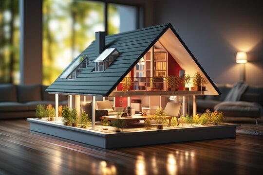 House energy efficiency concept