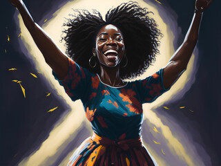 portrait of a black woman