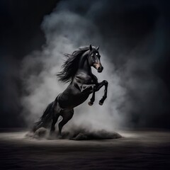 Black Horse backdrop