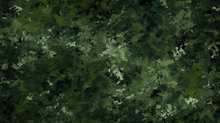 Green Digital Camo. Military Camouflage Army Fabric Texture in Digital Illustration