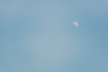 moon during the day background