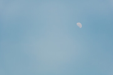 moon during the day background