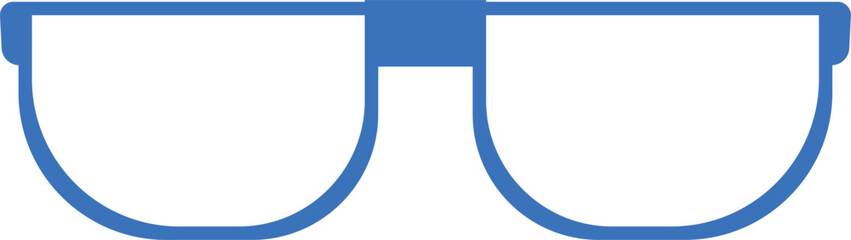 Vector glasses model icons. Sunglasses, glasses, isolated on white background. Silhouettes. Various shapes