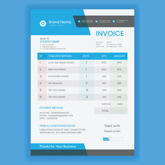 invoice template design 