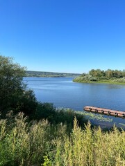boat on the lake