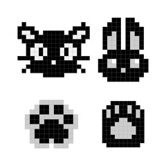 Pixel Animal Set