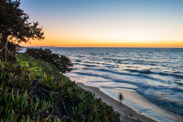 Twilight Slow shutter ocean waves slowdown