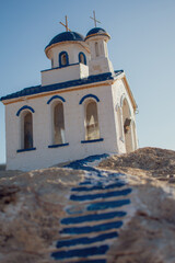 greek chapel cathedral church priest blue white kos mykonos corfu crete santorini 
