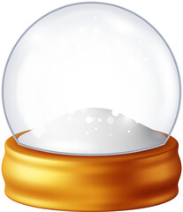 3D Glass Christmas Snow Globe