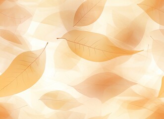 abstract autumnal fall scene in cream color shades. Autumn texture background with shadow of maple tree leaves on a wall. SEAMLESS PATTERN. SEAMLESS WALLPAPER.