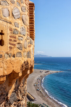 Castillo de San Miguel en Almu&ntilde;&eacute;car, Granada, Espa&ntilde;a
