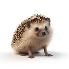 Obraz premium Hedgehog (Scientific name: Erinaceus Europaeus) 3D illustration