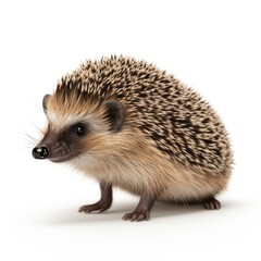 Hedgehog (Scientific name: Erinaceus Europaeus) 3D illustration