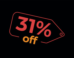 31, 31%, 31% off, 31% de desconto, %, % OFF, % de desconto, Desconto OFF, Promoção, etiqueta de desconto, etiqueta de preço, placa de preco, placa de desconto