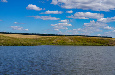 Landscape overlooking the river