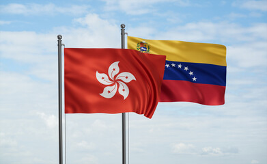 Venezuela and Hong Kong flag