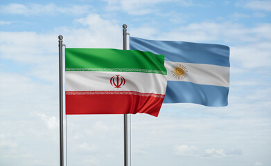 Argentina and Iran flag