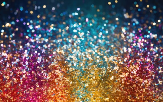Fototapeta Colorful glitter background
