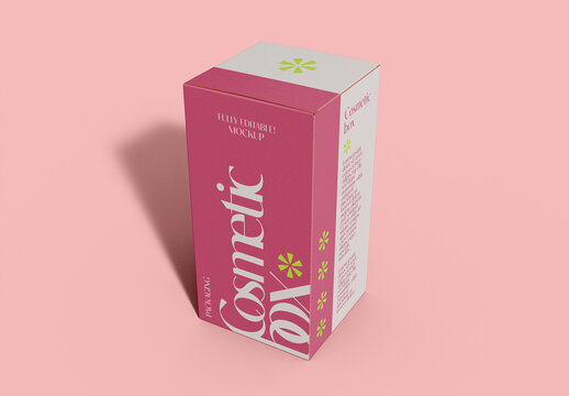 Cosmetic Packaging Design Mockup