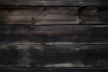 Black grunge wood panels. Planks Background | Generative AI