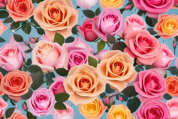 bouquet of roses Generated Ai