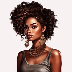 Afro Queen, Sexy and Intelligent