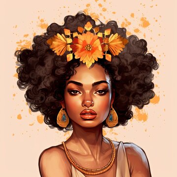 Afro Queen, Sexy and Intelligent