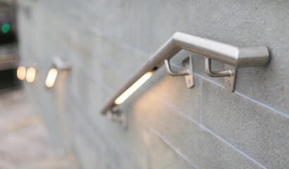 Sturdy handrails signify support and safety, guiding through challenges. Symbol of stability and assistance in life's journey