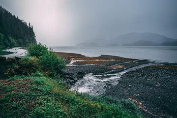 Cold Alaskan Ocean View