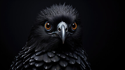 Black Pigeon Portrait