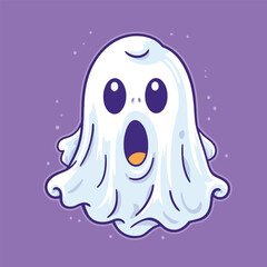 Obraz premium halloween ghost cartoon