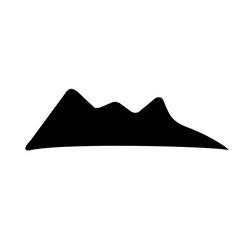 mountain silhouette icon