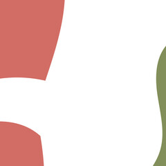 Colorful Abstract Blob Shapes Frame