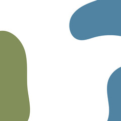 Colorful Abstract Blob Shapes Frame