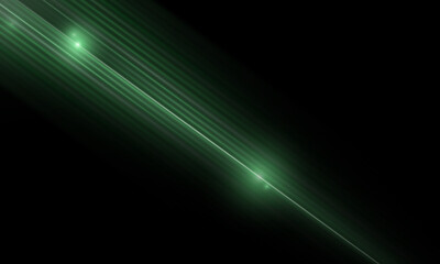 The light effect design. Vector blur in the light of radiance. Light and stripes moving fast over dark background. Element of decor. Horizontal rays of light.	
