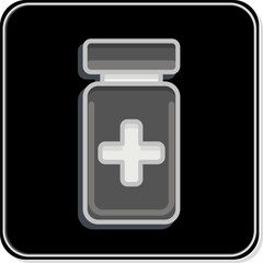 Icon Medical Volunteering. related to Volunteering symbol. Glossy Style. Help and support. friendship