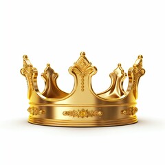 Royal King's Crown Representing Monarchy. Generative ai