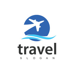 Travel agency business logo. holiday and vacation logo design
