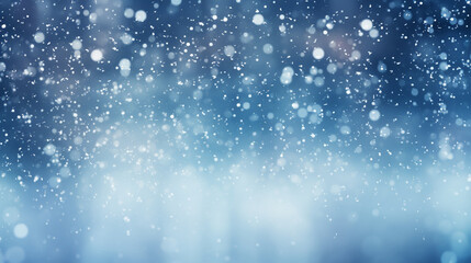 blur snow background. festive winter holiday and Christmas and new year backdrop for design element