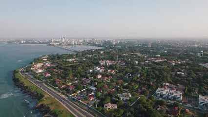 Cityscape of Masaki, an administrative ward in Kinondoni District of the Dar es Salaam Region in Tanzania.