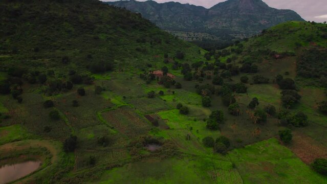 A Foggy Mountain along a highway in Tanga