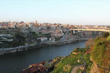 Beautiful View of Douro River, Porto, Portugal
