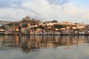 Beautiful View of Douro River, Porto, Portugal