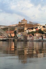 Fototapeta na wymiar Beautiful View of Douro River, Porto, Portugal