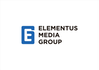 e logo design vector
